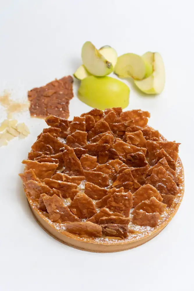 Tarte aux pommes craquante